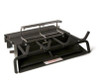  Peterson Real Fyre 24-Inch Charred Evergreen Split Oak Gas Log Set With Vented Natural Gas G52 Burner - Match Light 