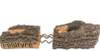  Peterson Real Fyre 24-Inch Charred Evergreen Split Oak Gas Log Set With Vented Natural Gas G52 Burner - Match Light 