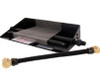  Peterson Real Fyre 24-Inch Caribbean Blue Reflective Fire Glass Set With Vented Natural Gas G45 Burner - Match Light 