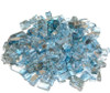  Peterson Real Fyre 24-Inch Caribbean Blue Reflective Fire Glass Set With Vented Natural Gas G45 Burner - Match Light 