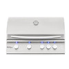 Summerset Grills Summerset Sizzler Pro 32-Inch 4-Burner Built-In Natural Gas Grill With Rear Infrared Burner - SIZPRO32-NG 