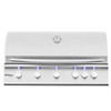 Summerset Grills Summerset Sizzler Pro 40-Inch 5-Burner Built-In Propane Gas Grill With Rear Infrared Burner - SIZPRO40-LP 