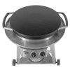 EVO Evo Professional Classic Wheeled Cart Flattop Natural Gas Grill - 10-0002-NG 