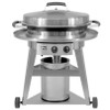 EVO Evo Professional Classic Wheeled Cart Flattop Natural Gas Grill - 10-0002-NG 
