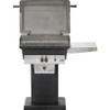 PGS T-Series T30 Commercial Cast Aluminum Propane Gas Grill With Timer On Black Patio Base