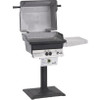 PGS T-Series T30 Commercial Cast Aluminum Natural Gas Grill With Timer On Bolt-Down Patio Post