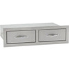 Summerset Grills Summerset 30-Inch Stainless Steel Flush Mount Horizontal Double Access Drawer - SSDR2-32H