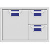 Hestan Aspire By Hestan 30-Inch Double Drawer And Single Storage Door Combo - Prince - AESDR30-BU