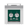 Hestan Built-In/Cart Mounted Natural Gas Double Side Burner - Grove - AGB122-NG-GR