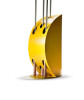 VELA PEEL HOLDER - FIRE YELLOW