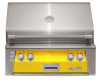 30" Standard Grill Built-In - Traffic Yellow-Gloss ALXE-30-NG-S1023