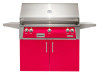 42" Standard Grill w/ Cart - Raspberry Red-Gloss ALXE-42C-NG-S3027