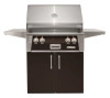 30" Standard Grill On Cart - Jet Black-Matte ALXE-30C-NG-SM9005