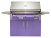 42" Standard Grill w/ Cart - Blue Lilac-Gloss ALXE-42C-NG-S4005