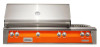 56" Sear Zone Grill With Dbl Side Burner Built-In - Luminous Orange-Gloss ALXE-56SZ-NG-S2005
