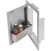 23" Single Access Left Door - Jet Black-Matte AXE-23L-01-SM9005