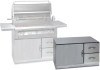 Built-In Under Grill Refrigerator on 42" Cart - Luminous Orange-Gloss ARXE-42C-S2005