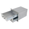 17" Two Tier Storage Drawers - Signal White-Gloss AXE-2DR-SC-S9003