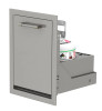 18" Island LP Tank Drawer - Signal Grey-Gloss AXE-18LPTDR-SC-S7004