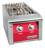 14" Dbl Side Burner For Cart - Raspberry Red-Gloss AXESB-2C-NG-S3027