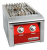 14" Built-In Dbl Side Burner - Carmine Red-Gloss AXESB-2-LP-S3002