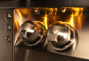 14" Dbl Side Burner For Cart - Traffic Yellow-Gloss AXESB-2C-LP-S1023