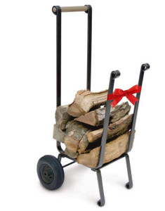 Pilgrim Home and Hearth Big Wheel Firewood Cart 