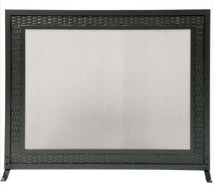  Dagan DG-S100 Fireplace Screen with Weave Design, 39x31-Inches 
