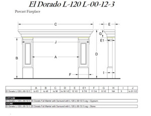 Hearthco El Dorado L-120 L-00-12-3 