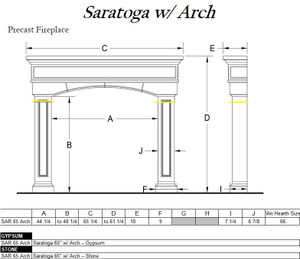 Hearthco Saratoga w/Arch 