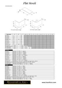 Hearthco Standard Size Flat Stock Filler 