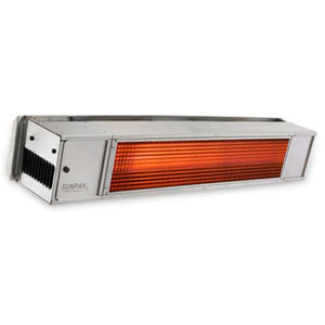  Sunpak 48-Inch 25,000 BTU Propane Infrared Patio Heater - Stainless Steel - S25 S-LP 