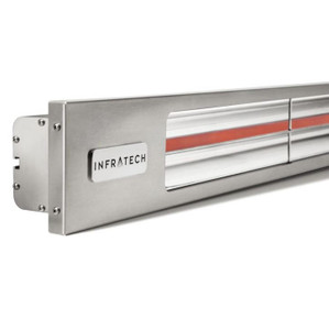  Infratech Slimline Series 63 1/2-Inch 3000W Single Element Electric Infrared Patio Heater - 240V - Silver - SL3024SV 