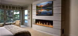 Da Vinci Corner Linear Gas Fireplace 