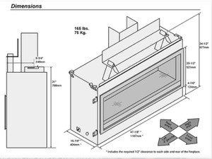 Fireplace Xtrordinair PROBUILDER 42 LINEAR BASIC – MV 