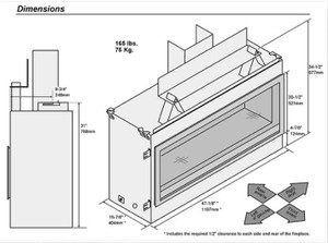 Fireplace Xtrordinair PROBUILDER 42 LINEAR BASIC – GSB 