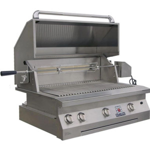 Solaire Grills Solaire 36 Inch Built-In All Infrared Natural Gas Grill With Rotisserie - SOL-AGBQ-36IR-NG