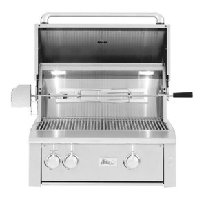 Summerset Alturi 30-Inch 2-Burner Built-In Propane Gas Grill With Stainless Steel Burners and Rotisserie - ALT30T-LP