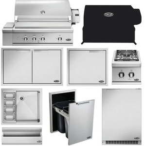 DCS 10-Piece Series 9 36-Inch Propane Gas Outdoor Kitchen Package