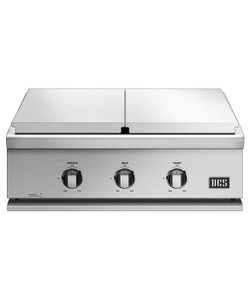DCS Liberty 30-Inch Freestanding Propane Gas Double Side Burner And Griddle - BFGC-30BGD-L