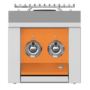 Hestan Aspire By Hestan Built-In Natural Gas Double Side Burner - Citra - AEB122-NG-OR