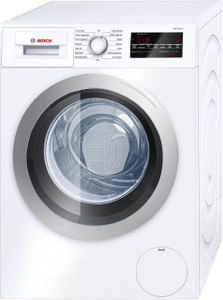 Bosch 500 Series WAW285H1UC 24 Inch Compact Front Load Smart Washer with 2.2 Cu Ft Capacity, Home Connect , 14 Wash Cycles, 10 Options, Touch Control Display, Easy Start Option, AquaShield , SpeedPerfect , EcoPerfect , and ENERGY STAR Certified