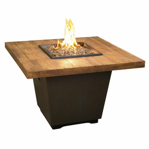 American Fyre Designs or 640-BA-FO-M2PC Cosmopolitan French Barrel Oak Square Fire Table