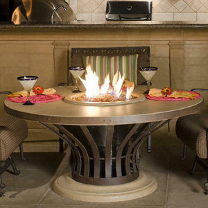 American Fyre Designs or 775-SM-11-M2NC Fiesta Dining Fire Table