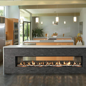 Solas Fireplaces SEVENTY2 See-Thru Slim-Line Built-In 