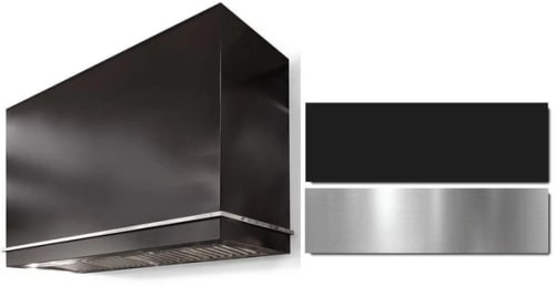 Loge 48 X 30 Hood 1200 Cfm_Matte Black_Bn Trim Loge 48 X 30 Hood 1200 Cfm_Matte Black_Bn Trim