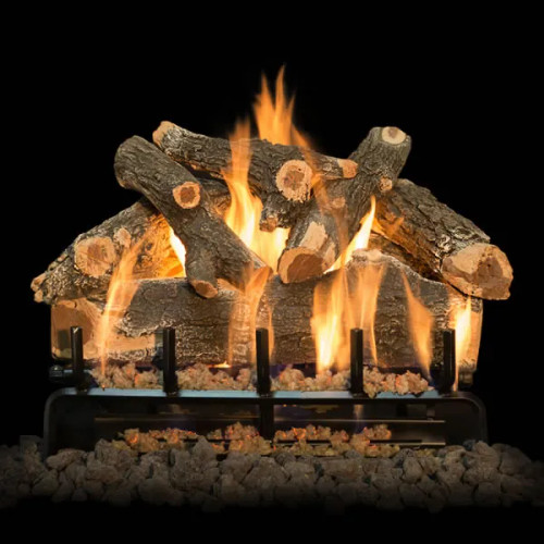 Grand Canyon Arzn Weathered Oak See-Through Vented Gas Log Set Grand Canyon Arzn Weathered Oak See-Through Vented Gas Log Set