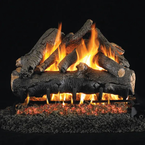 Peterson Real Fyre American Oak Vented Gas Log Set Peterson Real Fyre American Oak Vented Gas Log Set