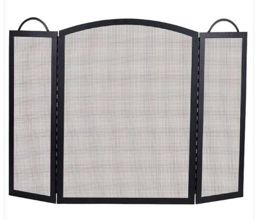 Dagan DG-S130-36 Three Fold Arched Fireplace Screen, 52x36-Inches 