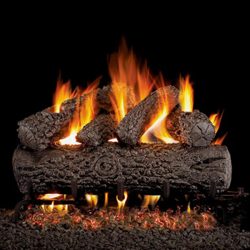 Real Fyre Post Oak Outdoor Vented Gas Log Set Real Fyre Post Oak Outdoor Vented Gas Log Set